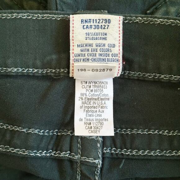 True Religion World Tour Casey Supper Skinny Dark Green Jeans Size 25 NWOT $198 - Picture 9 of 9